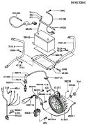 Part Location Diagram of 92150-2181 Kawasaki Bolt