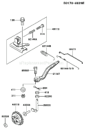 Page C Diagram and Parts List for GE4300A AS01 Kawasaki Generator