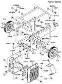 Page H Diagram and Parts List for GE4300A AS01 Kawasaki Generator