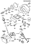 Page L Diagram and Parts List for GE4300A CS01 Kawasaki Generator