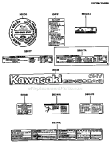 Page L Diagram and Parts List for GE4500A AS00 Kawasaki Generator