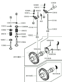 Page P Diagram and Parts List for GE5000A AS00 Kawasaki Generator