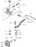 Control Equipment Diagram and Parts List for GE5000A AS00 Kawasaki Generator
