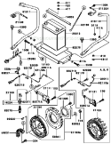Part Location Diagram of 13183-2328-XM Kawasaki Plate