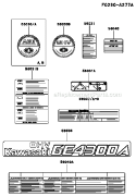 Page K Diagram and Parts List for GER30A AS01 Kawasaki Generator