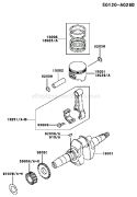 Page M Diagram and Parts List for GER30A BS01 Kawasaki Generator