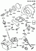 Page L Diagram and Parts List for GE4300A BS01 Kawasaki Generator