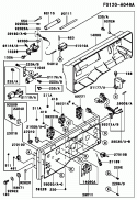Part Location Diagram of 39180-2859 Kawasaki Panel-Assembly-Control