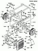 Page H Diagram and Parts List for GE4300A BS01 Kawasaki Generator
