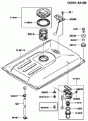 Page I Diagram and Parts List for GE4300A BS01 Kawasaki Generator