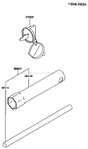 Part Location Diagram of 27008-2054 Kawasaki Key-lock
