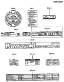 Page L Diagram and Parts List for GER50A BS00 Kawasaki Generator