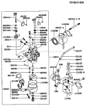 Page C Diagram and Parts List for GER50A BS00 Kawasaki Generator