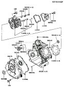 Page G Diagram and Parts List for GER50A BS00 Kawasaki Generator