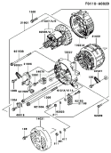 Page J Diagram and Parts List for GEW90A CS01 Kawasaki Generator