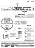 Page K Diagram and Parts List for GEW90A CS01 Kawasaki Generator