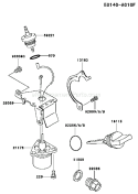 Page L Diagram and Parts List for GEW90A CS01 Kawasaki Generator