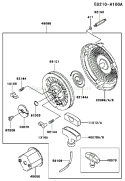 Page N Diagram and Parts List for GEW90A CS01 Kawasaki Generator