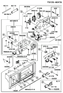 Page D Diagram and Parts List for GEW90A CS01 Kawasaki Generator