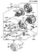 Page J Diagram and Parts List for GEW90A ES01 Kawasaki Generator