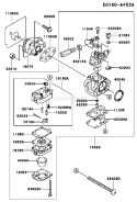 Part Location Diagram of 49043-2067 Kawasaki Priming Pump