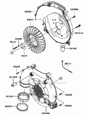 Housing Diagram and Parts List for HG400A-AS02  Kawasaki Engine