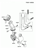 Control-Equipment Diagram and Parts List for HG400A-AS02  Kawasaki Engine