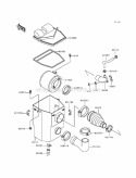 Part Location Diagram of 311AA0600 Kawasaki Nut-hex, 6mm