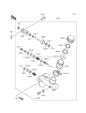 Part Location Diagram of 16031-1069 Kawasaki Float