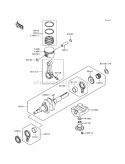 Part Location Diagram of 13001-2178 Kawasaki Piston-Engine