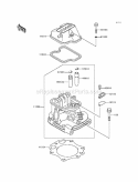 Part Location Diagram of 11004-2138 Kawasaki Gasket-head