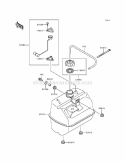 Part Location Diagram of 11061-0120 Kawasaki Gasket, Fuel Gauge