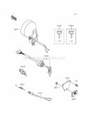 Part Location Diagram of 27010-1475 Kawasaki Switch, Rear Brake