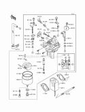 Part Location Diagram of 16031-2066 Kawasaki Float
