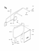 Guards Diagram and Parts List for KAF300-B1  Kawasaki 