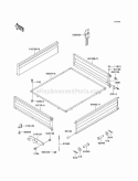 Carriers Diagram and Parts List for KAF300-C5  Kawasaki 