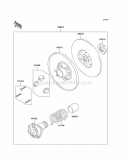 Page AC Diagram and Parts List for KAF300-C6  Kawasaki 