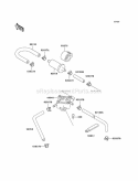 Fuel Pump Diagram and Parts List for KAF300-C7  Kawasaki 