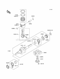 Part Location Diagram of 510A5100 Kawasaki Key-woodruff