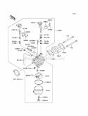 Page K Diagram and Parts List for KAF400-A9F 2009 Kawasaki 