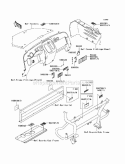 Part Location Diagram of 56070-0058 Kawasaki Label-Warning, Bonnet Cn
