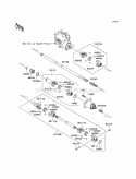 Drive Shaft-Propeller Diagram and Parts List for KAF400-AAF 2010 Kawasaki 