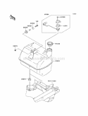 Page F Diagram and Parts List for KAF400-A9F 2009 Kawasaki 
