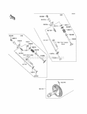 Valves/Camshafts Diagram and Parts List for KAF400-A9F 2009 Kawasaki 