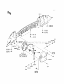 Part Location Diagram of 92210-0624 Kawasaki Nut, Leaf Spring, 6mm