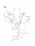 Master Cylinder Diagram and Parts List for KAF400-ACF 2012 Kawasaki 