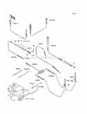 Cables Diagram and Parts List for KAF400-B1 2005 Kawasaki 