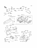 Chassis Electrical Equipment Diagram and Parts List for KAF400-BCF 2012 Kawasaki 
