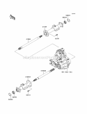 Rear Axle Diagram and Parts List for KAF400-BCF 2012 Kawasaki 