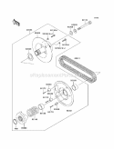 Part Location Diagram of 59302-0028 Kawasaki Sheave-Comp, Fixed